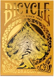 Bicycle premium playing cards - Gold Dragon - Poker - Collectible