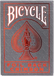 Cartamundi Bicycle bike foil Metalluxe red