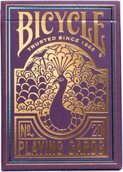 Bicycle premium playing cards peacock - Poker - Cold-Foil finish