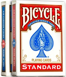 Bicycle playing cards standard 2-pack red and blue - Poker cards