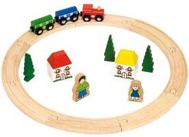Bigjigs Wooden train