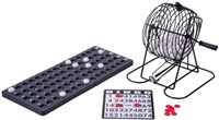 Angel Sports bingo cage - metal bingo game complete set 75 balls-3