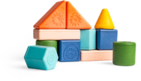 Tiger Tribe building blocks bio starter set - eco-friendly toy blocks