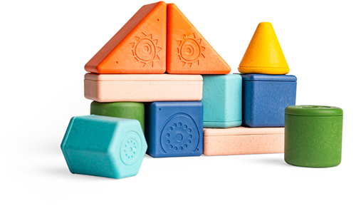 Tiger Tribe building blocks bio starter set - eco-friendly toy blocks