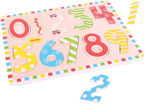 Bigjigs Inset Puzzle Numbers