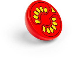 BigJigs wooden toy half tomato - play kitchen vegetable