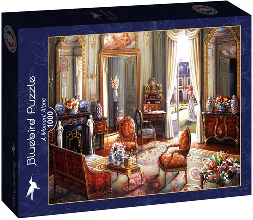 Bluebird Puzzle art jigsaw A Moment Alone - 1000 pieces castle-2