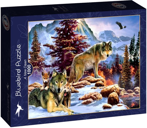 Bluebird Puzzle jigsaw puzzle A New Dawn - 1000 pieces animals fantasy-2