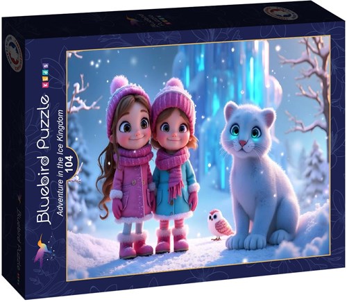 Bluebird Puzzle adventure puzzle ice kingdom 104 pieces cardboard-2