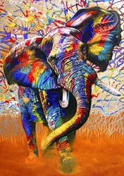 Bluebird Puzzle jigsaw African Colours - 1000 pieces animals