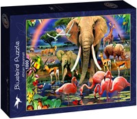 Bluebird Puzzle animal puzzle African Savannah - 1000 pieces-2