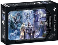 Bluebird Puzzle jigsaw Anne Stokes Winter Fantasy 1000 pieces-2