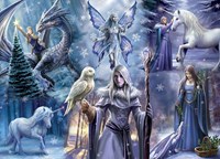 Bluebird Puzzle jigsaw Anne Stokes Winter Fantasy 1000 pieces