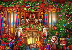Bluebird Puzzle Christmas jigsaw Christmas Interior - 2000 pieces