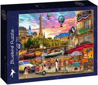Bluebird Puzzle jigsaw City of Love Paris - 500 pieces puzzle-2
