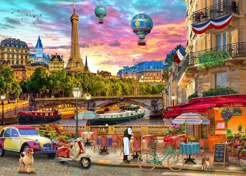Bluebird Puzzle jigsaw City of Love Paris - 500 pieces puzzle