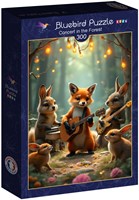 Bluebird Puzzle forest puzzle Concert in the Forest - 300 pieces-2