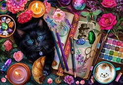 Bluebird Puzzle animal jigsaw Crafty Cats 1000 pieces cardboard