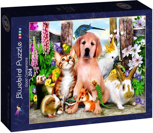 Bluebird Puzzle jigsaw Good Companions - 204 pieces colorful toy-2