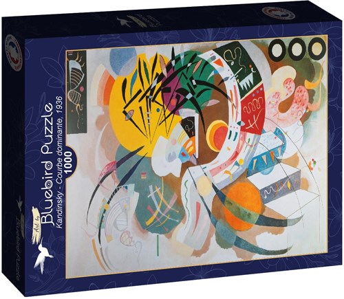 Bluebird Puzzle jigsaw puzzle Kandinsky - Courbe dominante 1936 - 1000 pieces-2