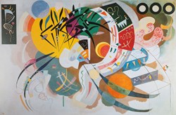 Bluebird Puzzle jigsaw puzzle Kandinsky - Courbe dominante 1936 - 1000 pieces