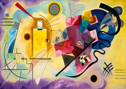 Bluebird Puzzle jigsaw Kandinsky - Gelb-Rot-Blau 1925 - 1000 pieces
