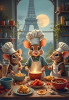 Bluebird Puzzle jigsaw Little Chefs of Paris - 1000 pieces puzzle toy