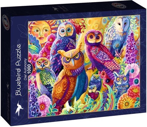 Bluebird Puzzle jigsaw Owl Autonomy - 1000 pieces owl fun-2