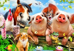 Bluebird Puzzle jigsaw puzzle Petting Farm - 300 pieces colorful toy