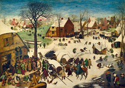 Bluebird Puzzle jigsaw puzzle Pieter Bruegel the Elder - The Census at Bethlehem 1000 pieces