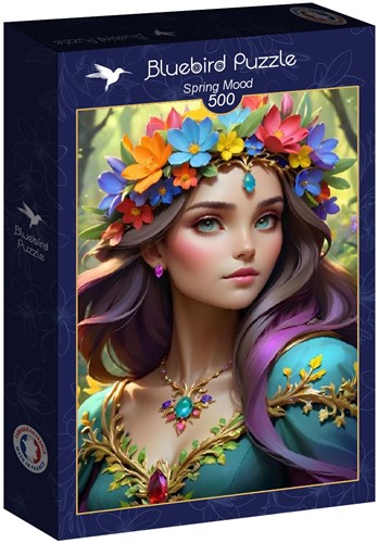 Bluebird Puzzle jigsaw Spring Mood - 500 pieces colorful toy-2