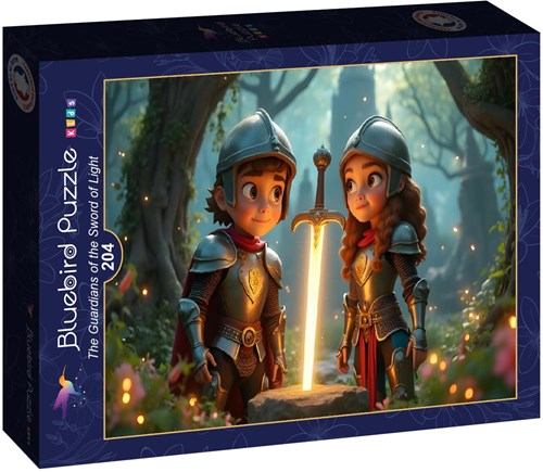 Bluebird Puzzle jigsaw puzzle The Guardians of the Sword of Light 204 pieces-2
