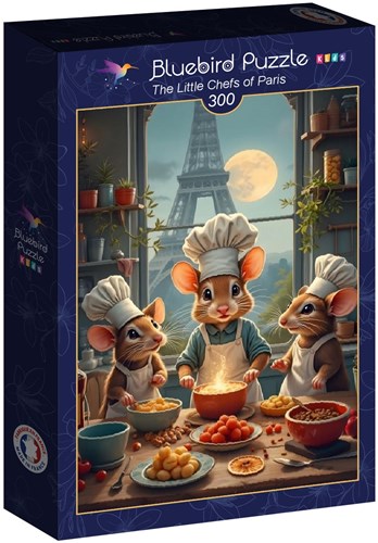 Bluebird Puzzle jigsaw The Little Chefs of Paris - 300 pieces-2