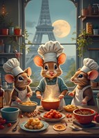 Bluebird Puzzle jigsaw The Little Chefs of Paris - 300 pieces