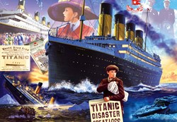 Bluebird Puzzle jigsaw Titanic - 1000 pieces - colorful puzzle fun