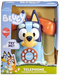 HTI Bluey toy phone - interactive retro kids play phone