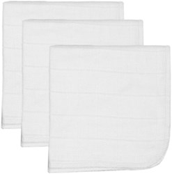Tryco muslin mouth cloths white 3 pack 30x30 cm baby textiles