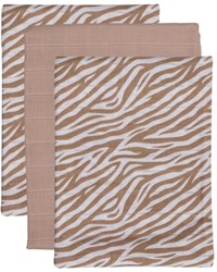 Tryco muslin baby textile starter set zebra print 12-piece cotton