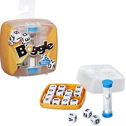 Hasbro Boggle Classic word game travel edition for kids and adults