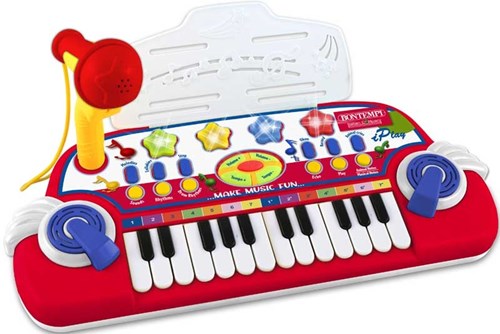 Bontempi keyboard toy electronic piano 24 keys multicolor-2