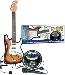 Bontempi electronic rock guitar toy with amplifier and 2 microphones