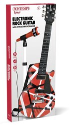 BONTEMPI-ELEKTRISCHE ROCKGITAAR & STATIEFMICROFOON
