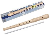 Bontempi wooden recorder - German fingering - musical instrument for kids