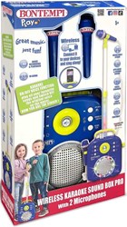 Bontempi karaoke toy sound box with 2 microphones - music set