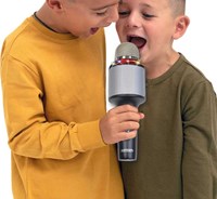 Bontempi karaoke wireless microphone with light effects and speaker-3