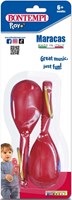 Bontempi maracas musical instrument red - ideal for kids and musical fun