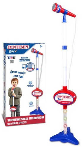 Bontempi toy microphone stage with MP3 and light effects