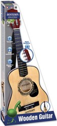 Bontempi wooden kids guitar 75 cm with shoulder strap - musical toy