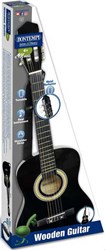 Bontempi wooden guitar black - kids toy guitar - music instrument