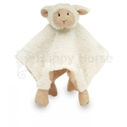 Happy Horse cuddle cloth Lammy - white - 24 cm - rattle